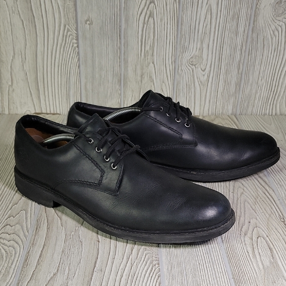 Timberland Other - Timberland Black Leather lace Up Oxford Shoes Mens Size 12